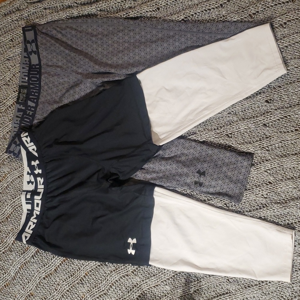 2 pair Under armour/ heat gear/